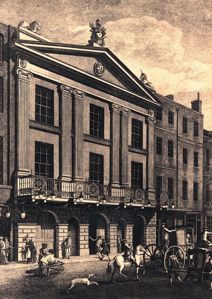 Detail of Drury Lane Theater by Anonymous