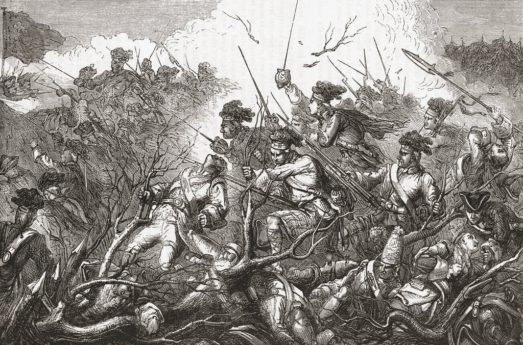 Detail of Battle of Ticonderoga by Anonymous