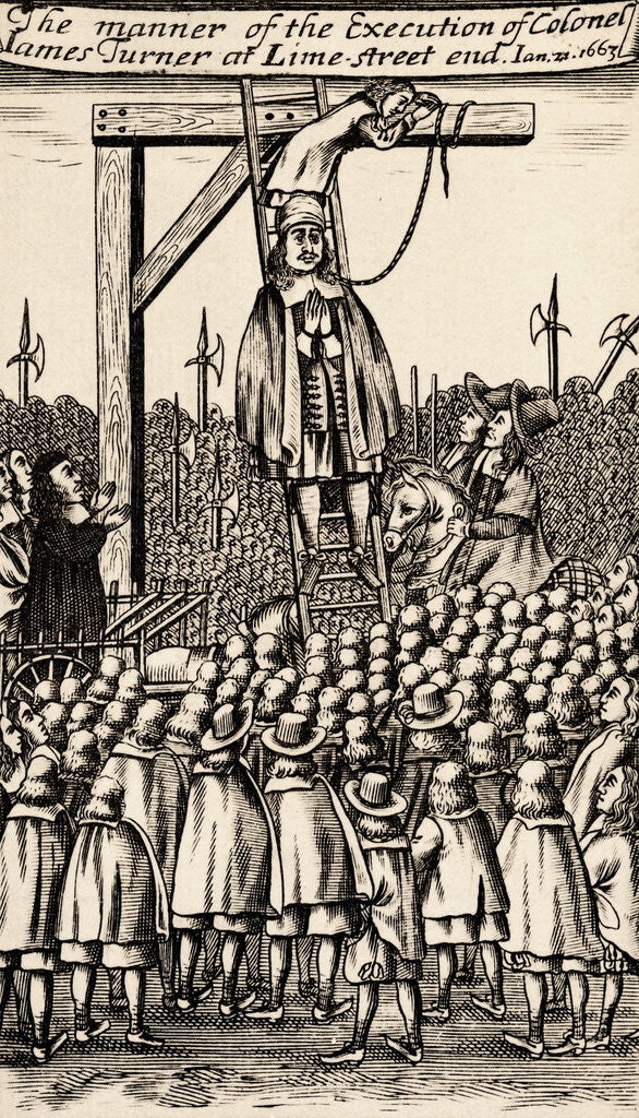 Detail of Scene of Public Hanging by Anonymous