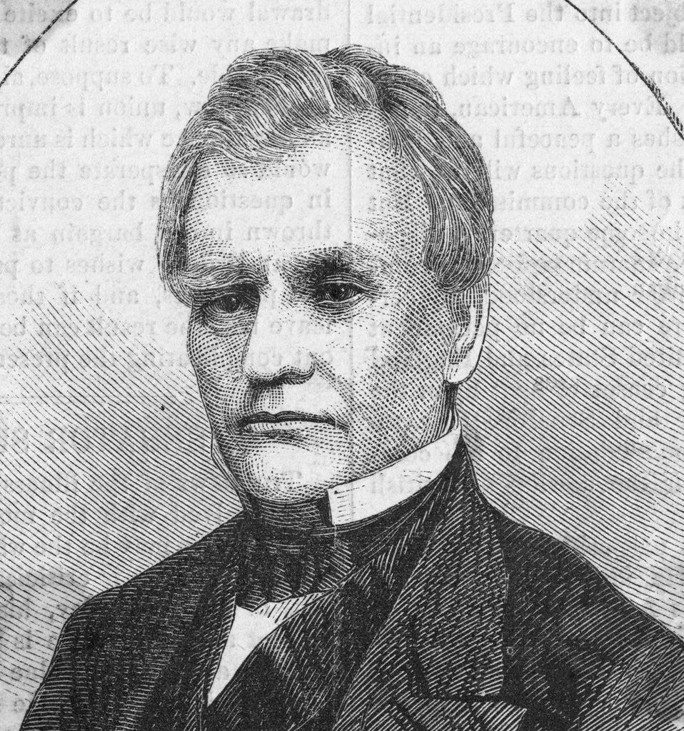 Detail of Portrait of Benjamin F. Wade by Anonymous