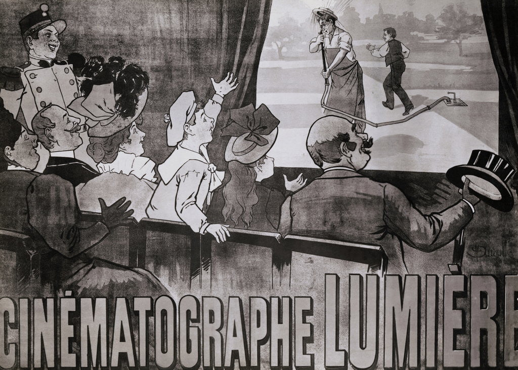 Detail of Poster for L 'Arroseur Arrose by Anonymous