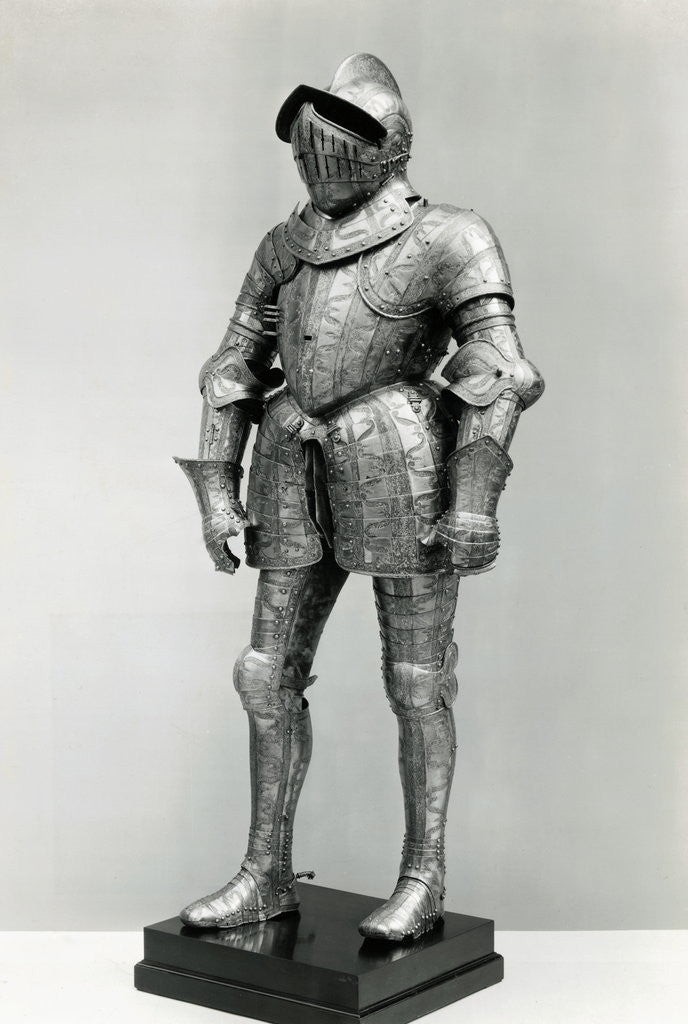 Detail of Display of a Knights Armor by Corbis