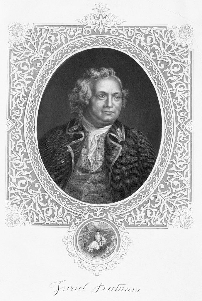 Detail of Portrait of Israel Putnam American Revolutionary by Corbis