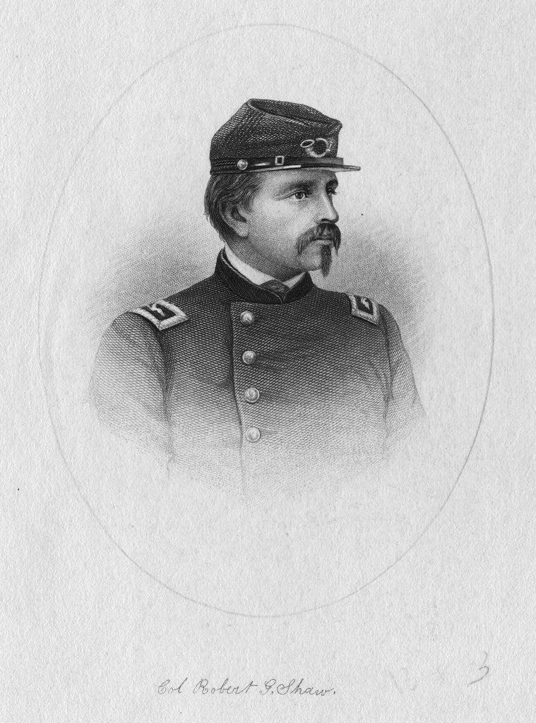 Detail of Portrait of Colonel Robert Gould Shaw by Corbis