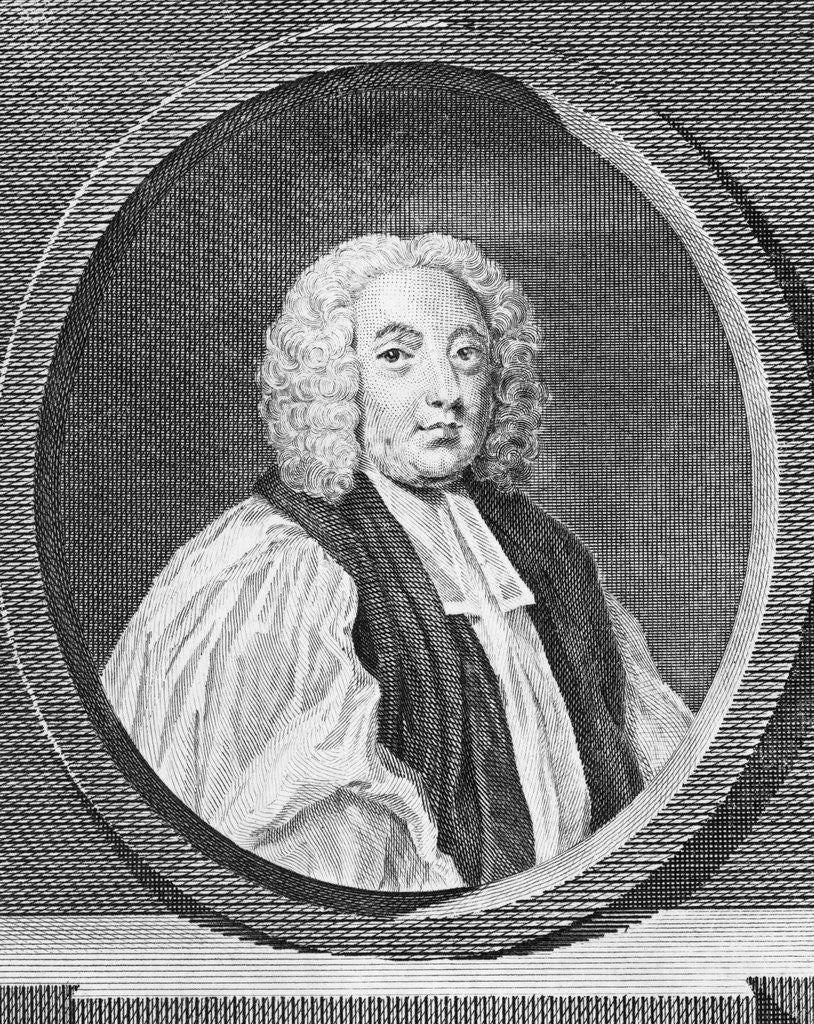 Detail of Portrait of Dr. George Berkeley, Bishop of Cloyne. by Anonymous