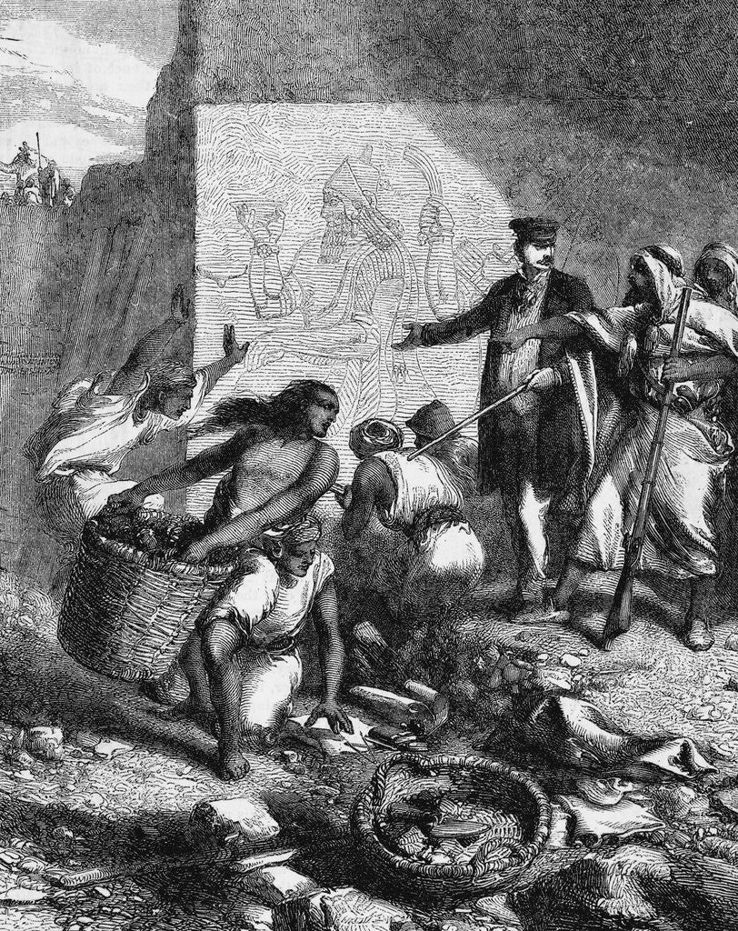 Detail of Archaelologist Displaying Artifact by Anonymous