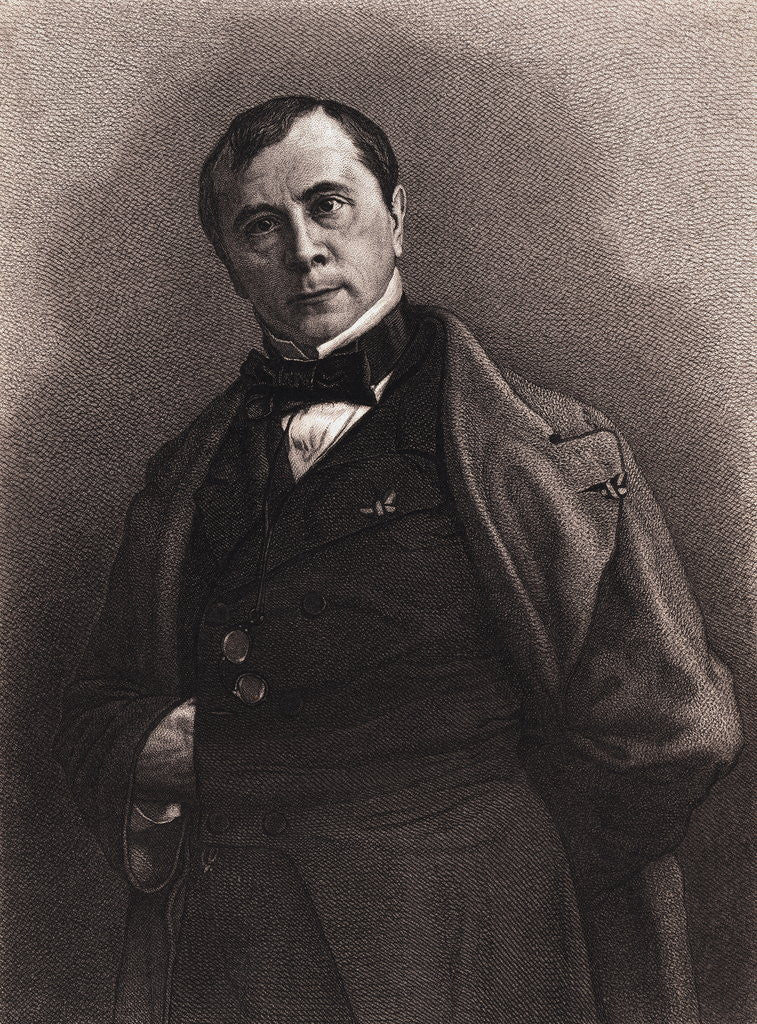 Detail of Journalist Emile de Girardin by Anonymous