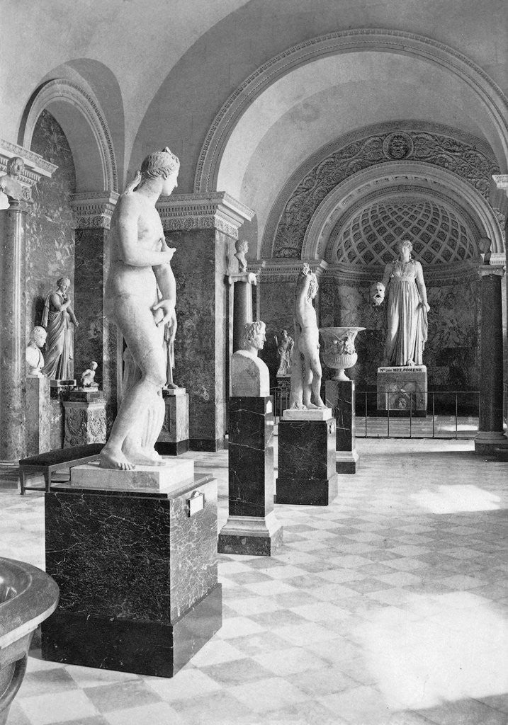 Detail of Statues of Gladiators in the Louvre Museum by Anonymous