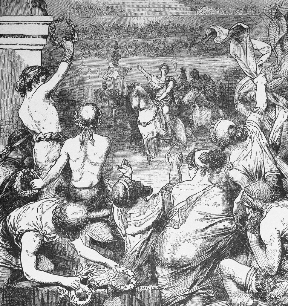 Detail of Greeks Celebrating News of Freedom by Anonymous