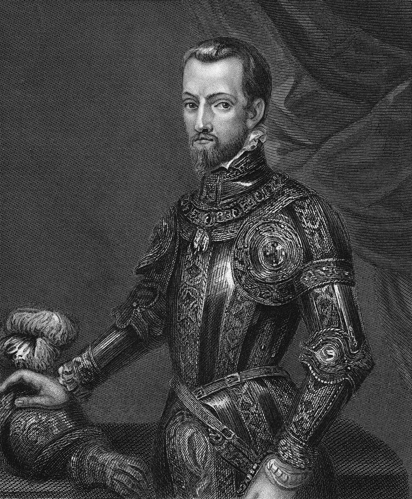 Detail of Philip Ii The King Of Spain by Anonymous