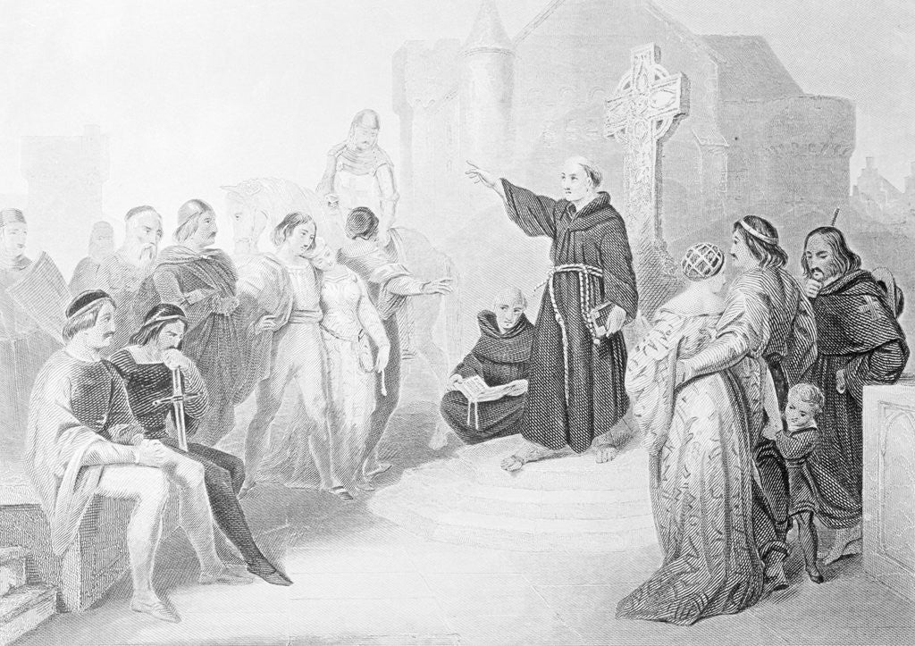 Detail of Priest Addressing Soldiers by Anonymous