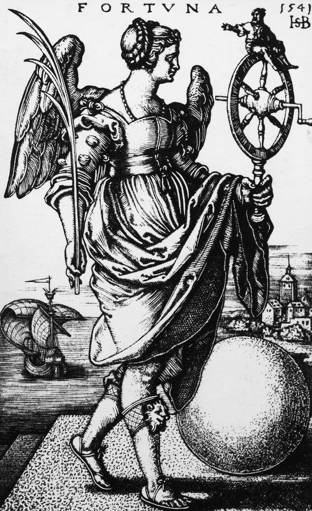 Detail of Fortuna By Behaim by Anonymous