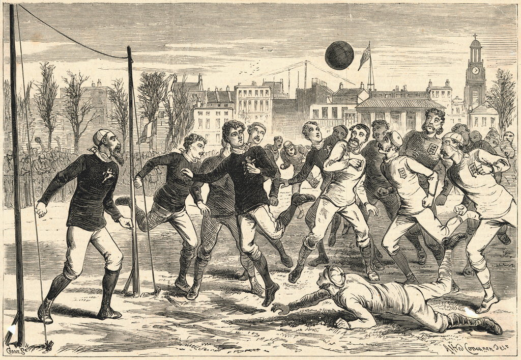 Detail of British Football Game by Anonymous