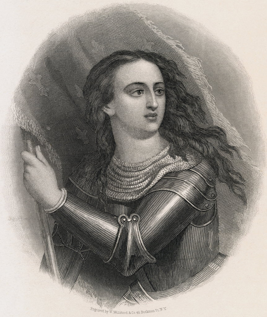Detail of Joan of Arc by Anonymous
