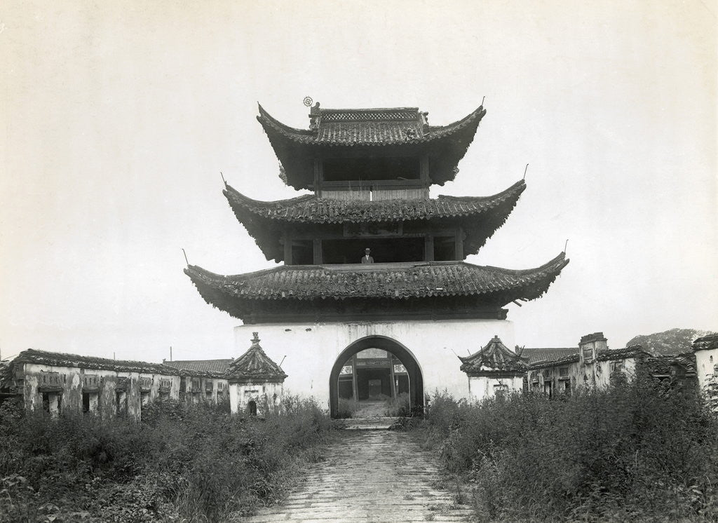 Detail of Chinese Pagoda by Anonymous