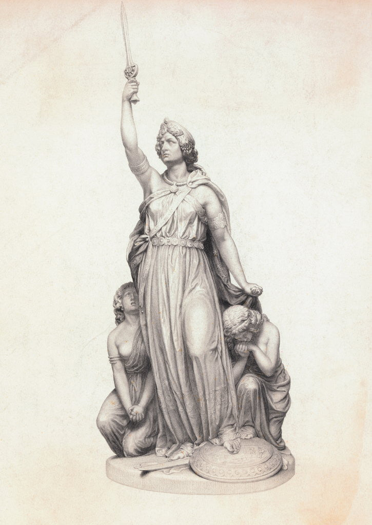 Detail of Boadicea and Daughters by Anonymous