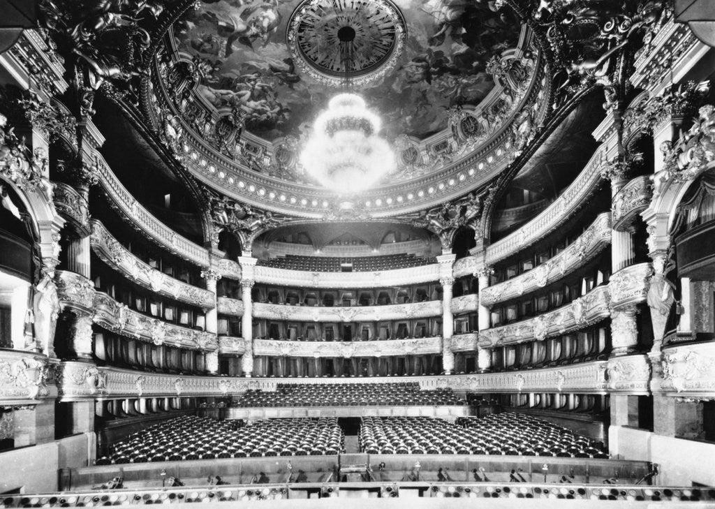 Detail of Auditorium of Paris Opera by Anonymous