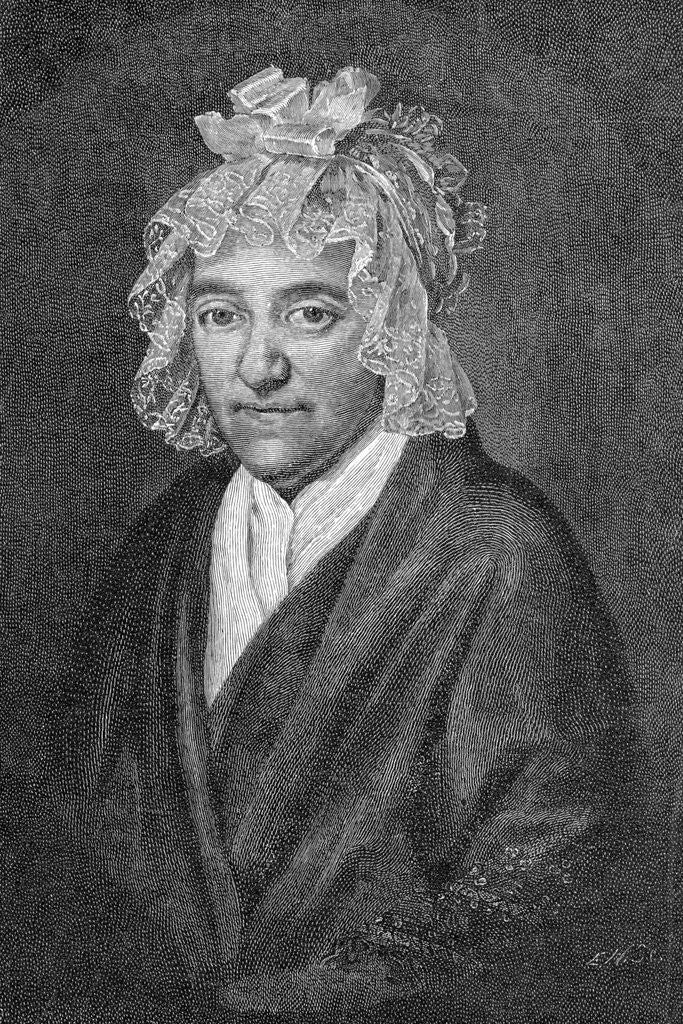 Detail of Maria Magdalena Van Beethoven Wearing Bonnet by Corbis