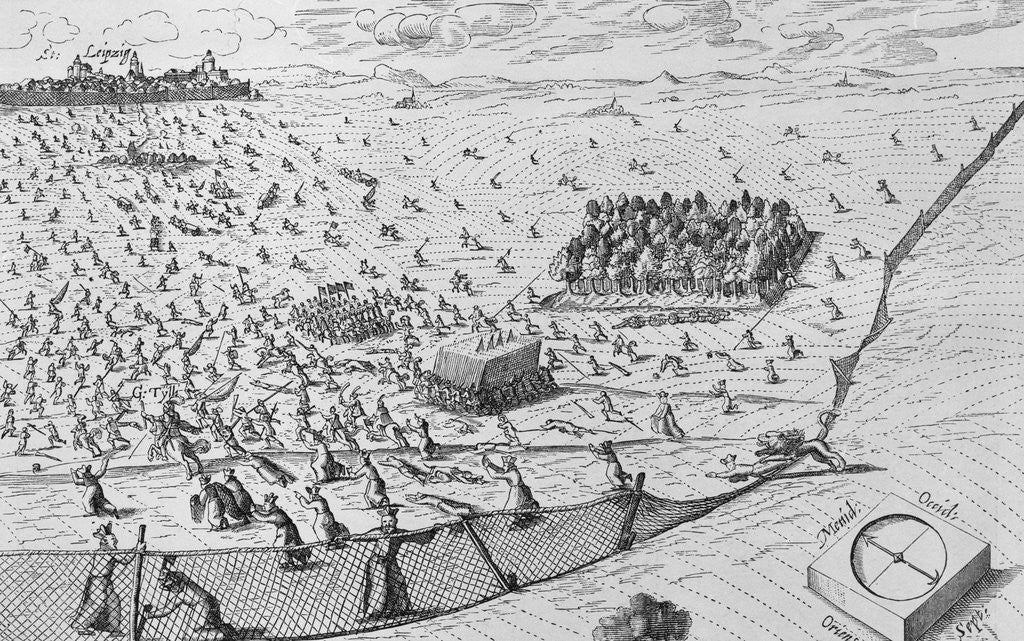 Detail of Illustration of Battle of Breitenfield by Anonymous