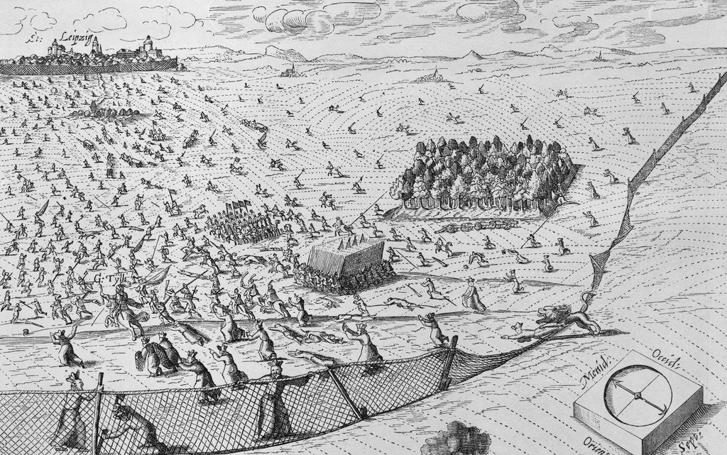 Detail of Illustration of Battle of Breitenfield by Corbis