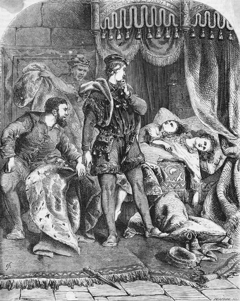 Detail of Nobleman Viewing Dead Bodies by Corbis