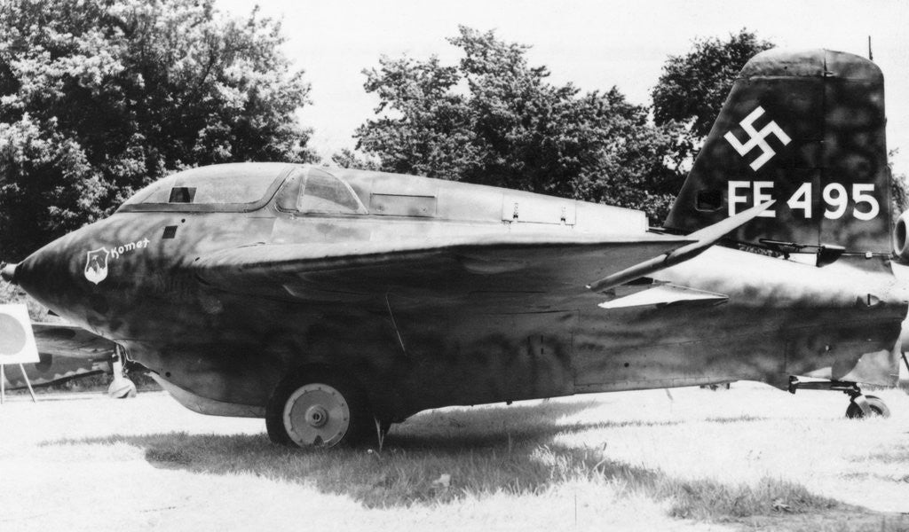 Detail of German Airplane in Field by Anonymous