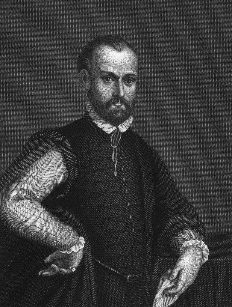 Detail of Portrait of Angl Machiavelli with Hand on Hip by Anonymous