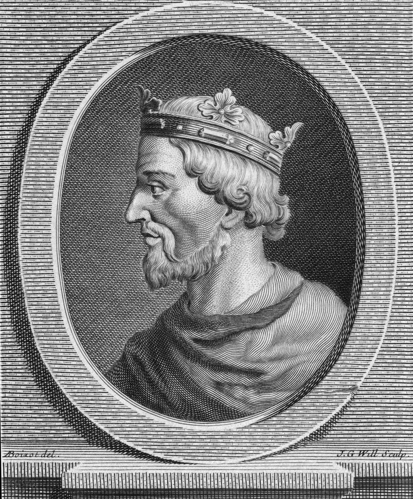 Detail of Portrait of Henry I by Anonymous