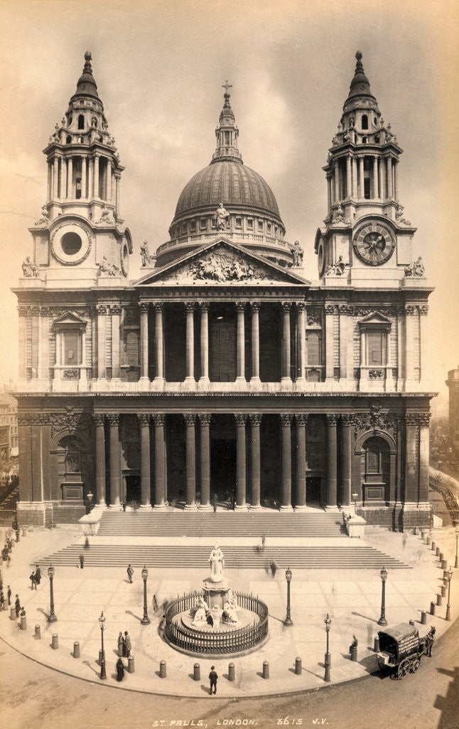 Detail of St. Paul's Cathedral by Anonymous