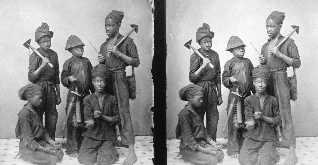 Detail of Portrait of Chimney Sweepers by Anonymous