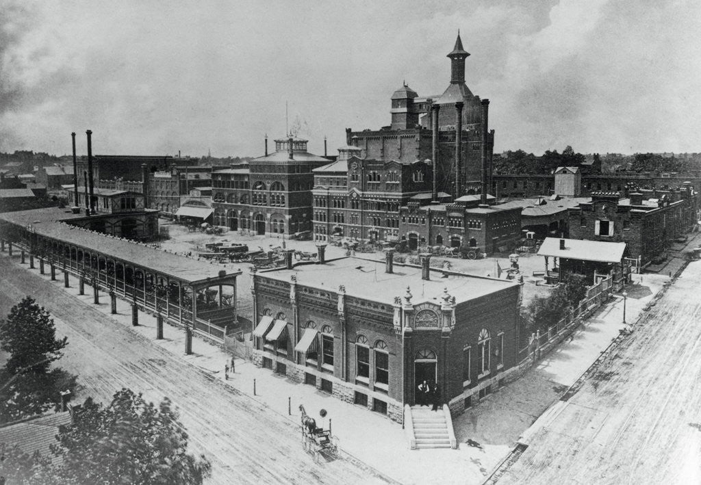 Detail of Anheuser Busch Brewery by Anonymous