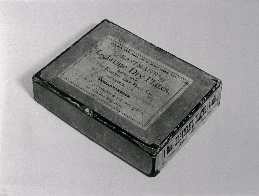 Detail of Kodak Dry Plates for Darkrooms by Anonymous