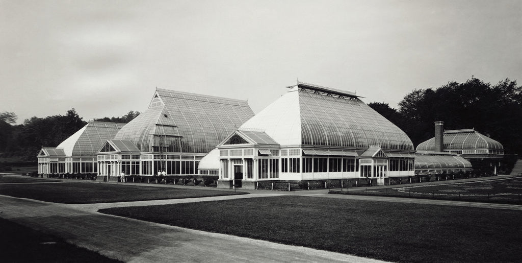 Detail of Greenhouses in Central Park by Anonymous