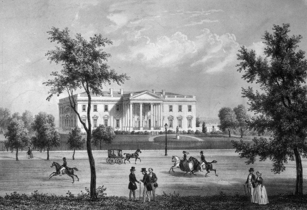 Detail of President's House by August Kollner