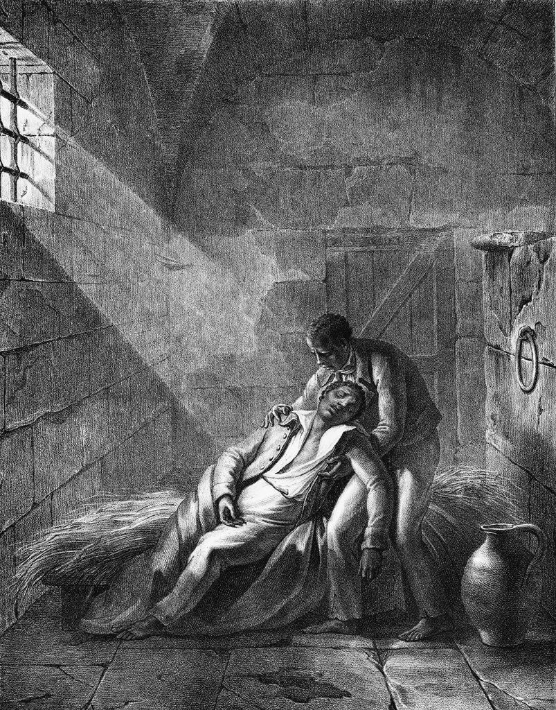Detail of Tousaint Louverture Dies in Prison by Anonymous