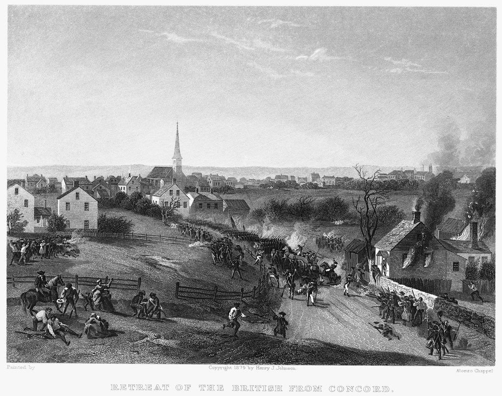 Detail of Revolutionary War Battle at Concorde by Anonymous