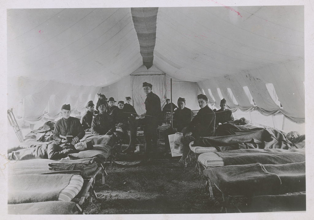 Detail of French Field Hospital During World War I by Corbis