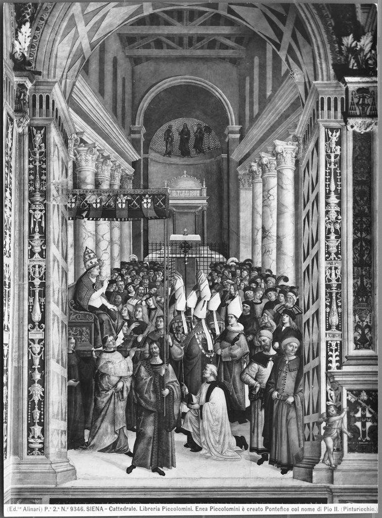 Detail of The Ordination of Pope Pius II by Anonymous