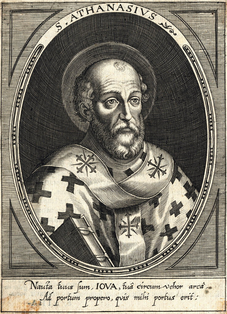 Detail of St. Athanasius, the Bishop of Alexandria by Anonymous
