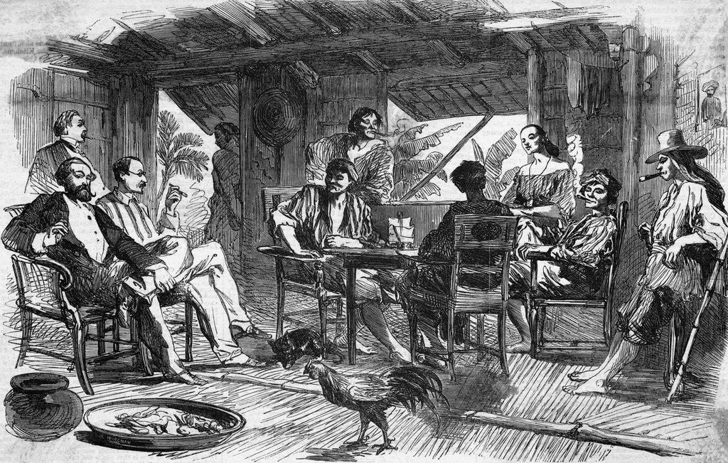 Detail of A Relaxed Group of People by Anonymous