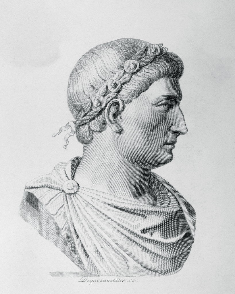 Detail of Profile Bust of Constantine I by Anonymous