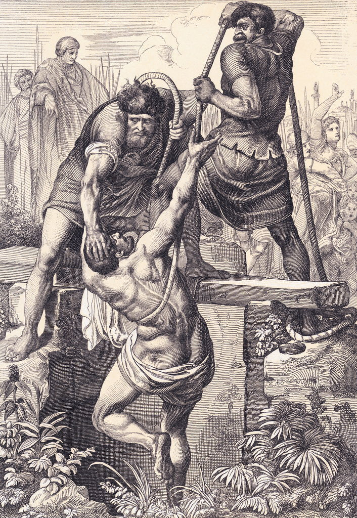 Detail of Basiliscus Pushed into Cistern by Anonymous