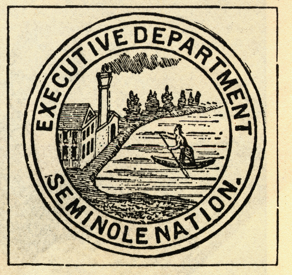 Detail of Seal of the Seminole Nation of Oklahoma by Anonymous