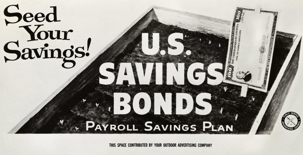 Detail of U.S. Savings Bonds Advertisement by Anonymous