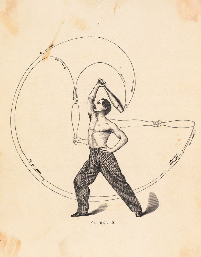 Detail of Juggling Instructional Illustration by Anonymous