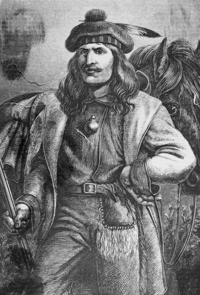 Detail of Portrait of Pierre Esprit Radisson by Anonymous