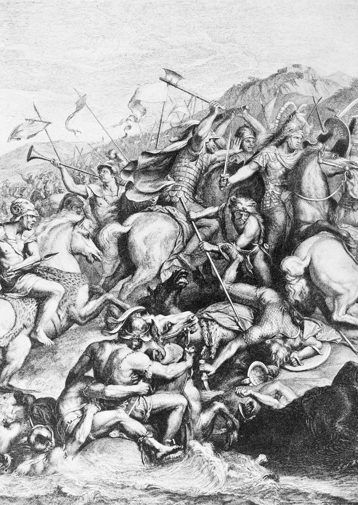 Detail of Vicious War Scene of Alexander The Great by Corbis