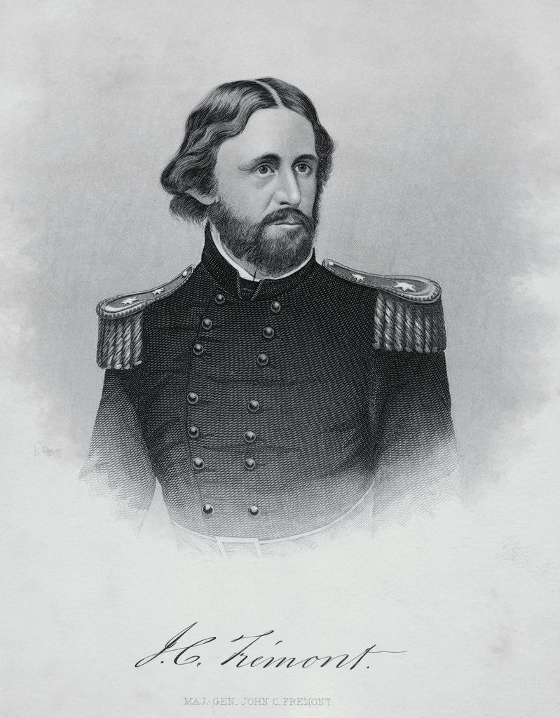 Detail of Portrait of Major General John C. Fremont by Corbis