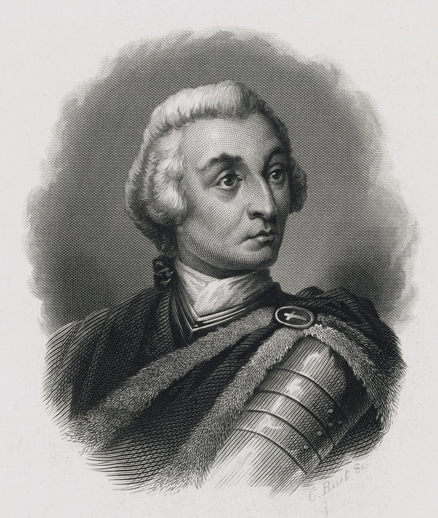 Detail of Illustration of Parliament Member James Oglethorpe by Anonymous