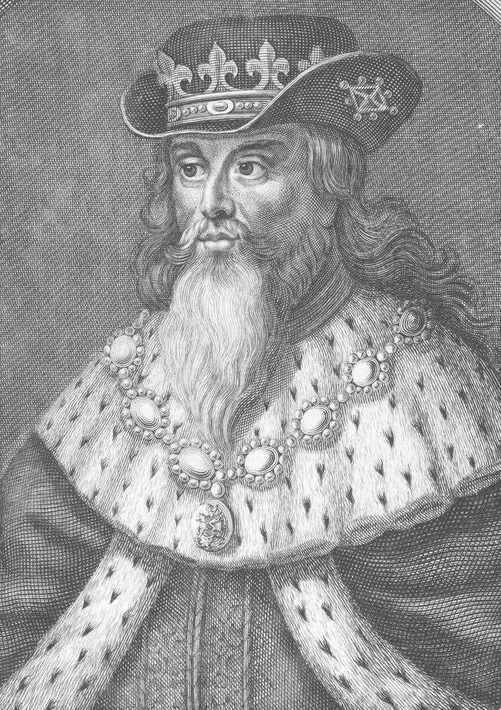 Detail of King Edward III by Anonymous